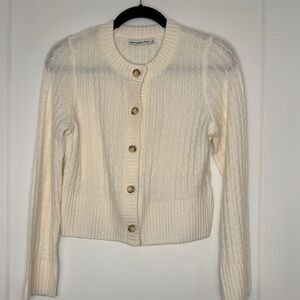 Abercrombie and Fitch Women's Cream Sweater and tank top set